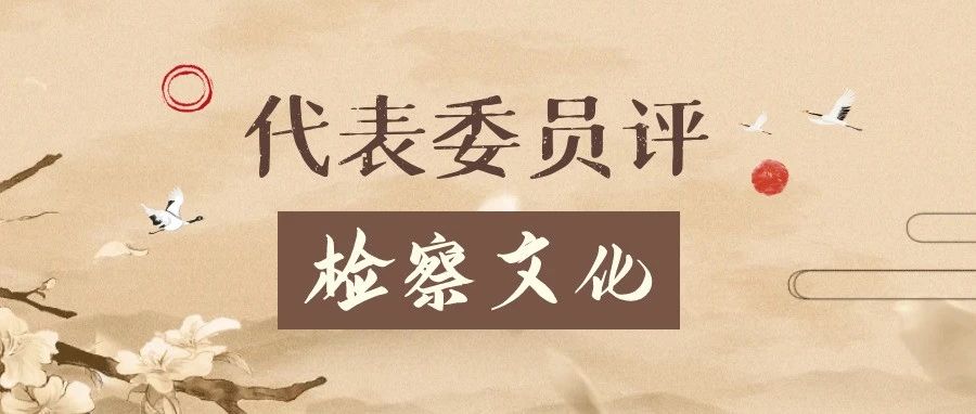 代表委员评检察文化丨黄海:文化引领检察工作再上新台阶